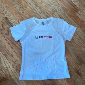 Official US Rowing exercise top for ladies. Size medium.